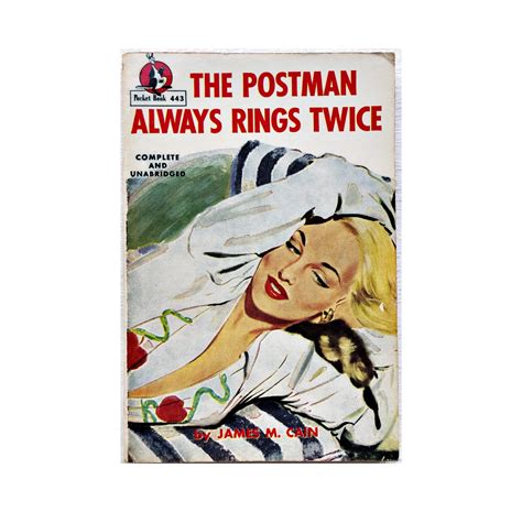 The Postman Always Rings Twice 1947 James M Cain Livre Etsy