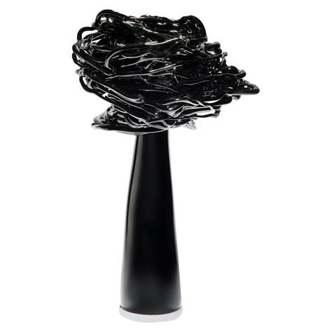 Wind Of Night A Unique Black Glass Tree Sculpture By Remigijus Kriukas For Sale At 1stdibs