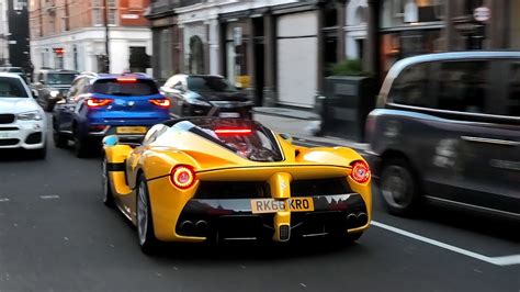 SUPERCARS In LONDON LaFerrari Aperta STO SLR Roadster 992 GT3 812