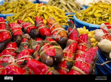 Mixed vegetable pickles Stock Photo - Alamy