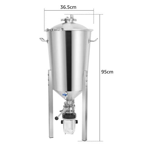 35l Pressure Stainless Conical Fermenter With Yeat Collecting Tank