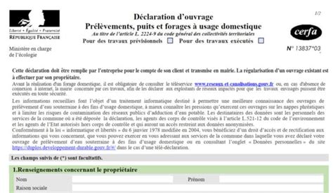 Cerfa 13410 10 Demander Un Certificat D Urbanisme CU