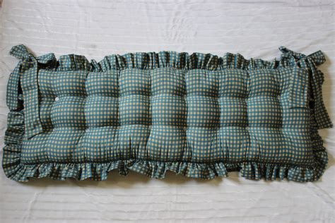 Bench Cushion Tufted With Ruffle - Etsy