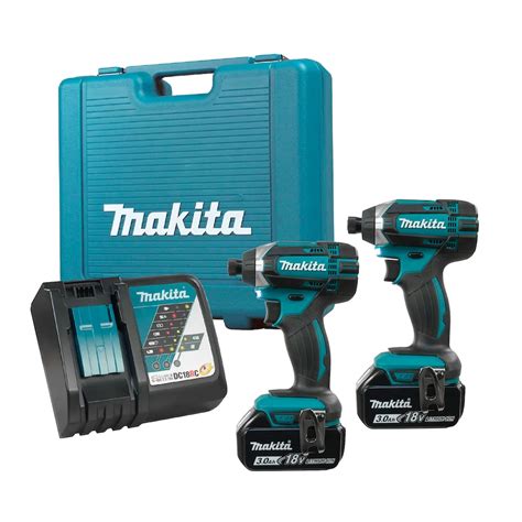 Makita 18v Lxt Lithium Ion Cordless 2 Tool Combo Kit With 2 Batteries 3 0ah Rapid Charg