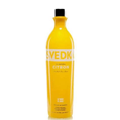 Vodka Svedka Citron Ml No Shoptime