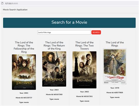 Movie Search Application Using Vue Js And Laravel Framework Using Omdb