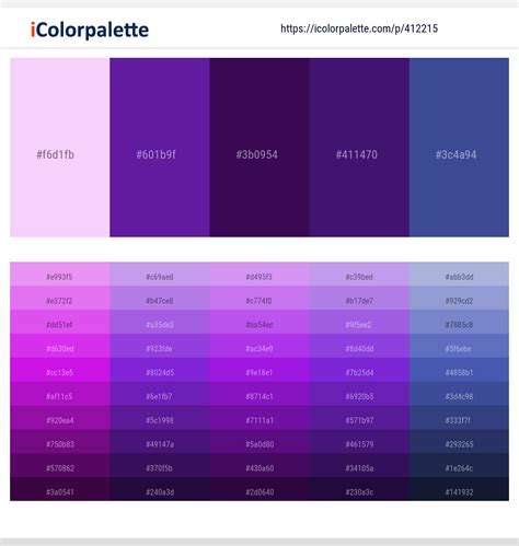 46 Indigo Color Palettes Curated Collection Of Color Palettes