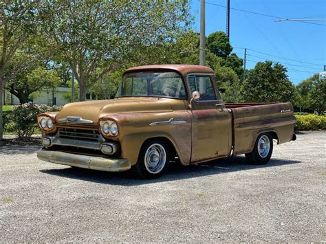 Chevy Apache Big Back Window Fleetside Short Bed Pickup