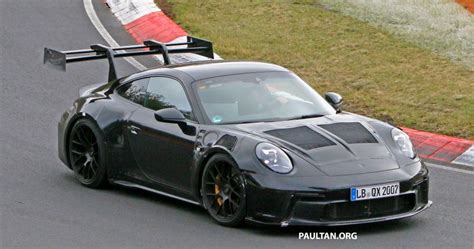 SPIED: 992 Porsche 911 GT3 RS goes track testing - paultan.org