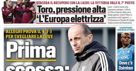 PRIMA PAGINA TUTTOSPORT OGGI Dove c è Osimhen c è Napoli Calcio