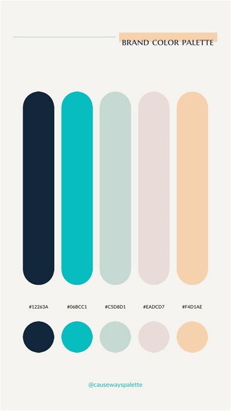 Brand Color Palettes Color Inspiration Brand Color Palette Hex