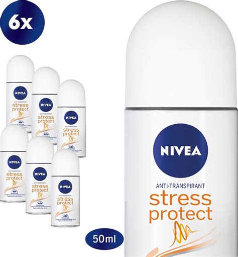 NIVEA Stress Protect 6 X 50 Ml Voordeelverpakking Deodorant