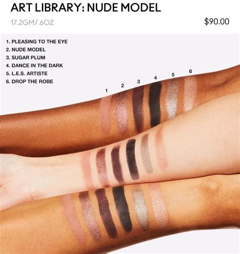 Mac Eyeshadow Art Library Nude Model Beauty Personal Care Face