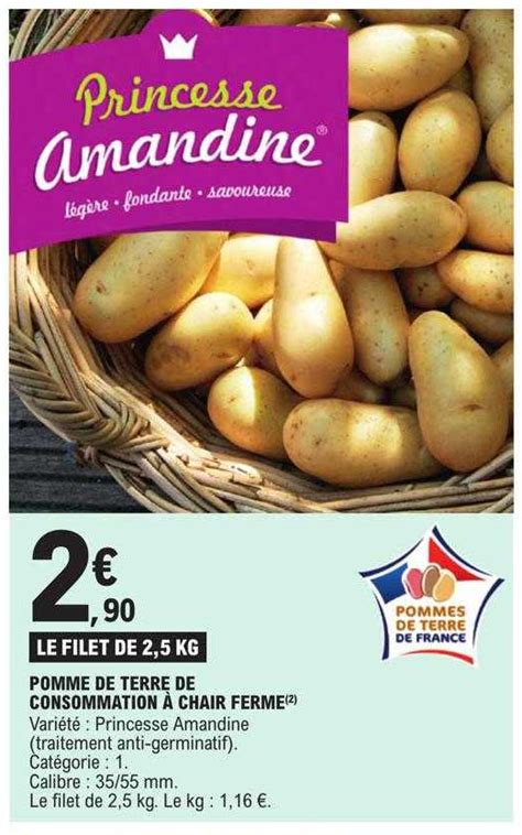 Promo Pomme De Terre De Consommation Chair Ferme Chez E Leclerc