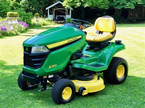 John Deere X350 Ride On Mower 42 Deck Mulch Control In