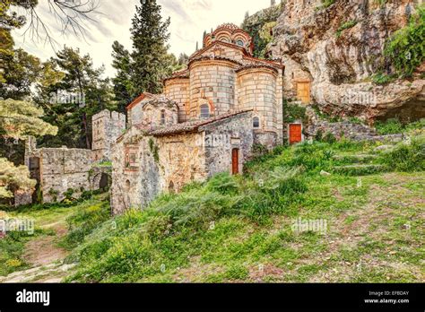 The Monastery of Peribleptos in Mystras, Greece Stock Photo - Alamy