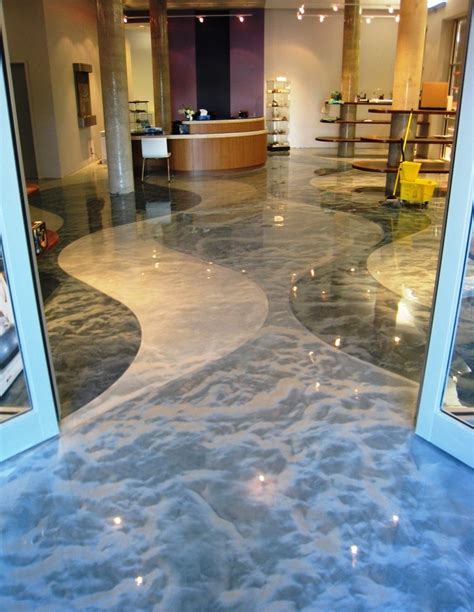 Pure Metallic Metallic Epoxy Floor Coating Pictures