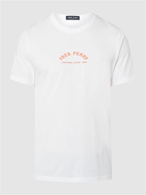 Fred Perry T Shirt Aus Baumwolle Weiß Online Kaufen