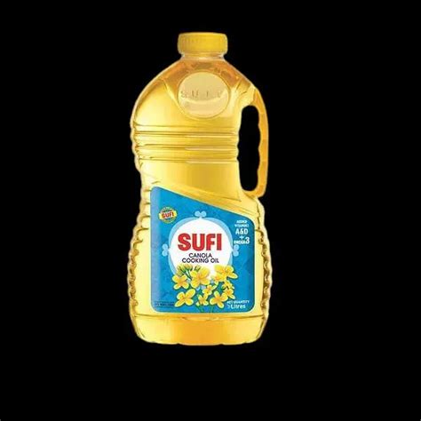 Sufi Canola Oil Bottle Ltr Jalal Sons Lahore