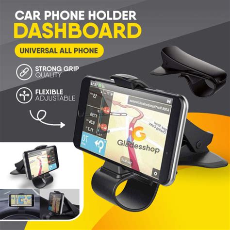 Jual Car Phone Holder Dashboard Speedometer Car Holder Jepit Universal