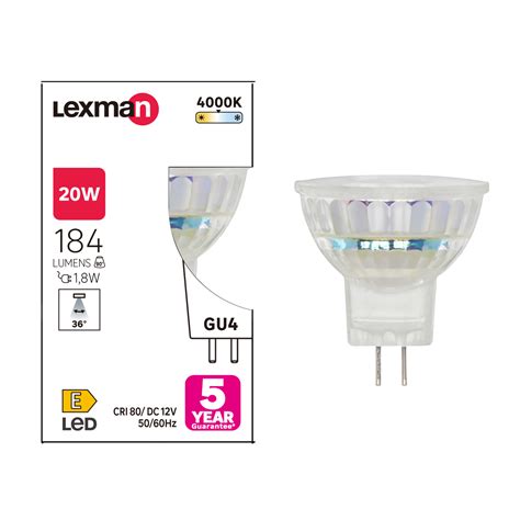 Ar Wka Led Gu W Lm Neutralna Biel Lexman Leroy Merlin