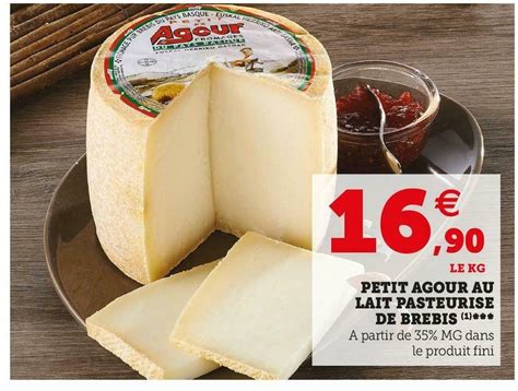 Promo Petit Agour Au Lait Pasteurise De Brebis Chez U Express