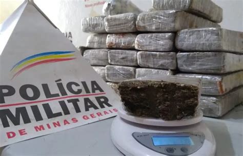 22 barras de maconha são apreendidas na região Portal Mantena