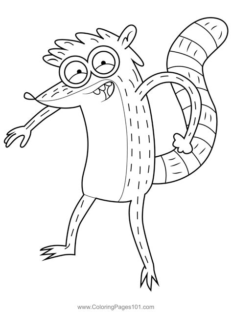 Regular Show Coloring Pages Printable Coloring Pages