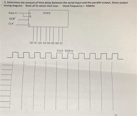 Solved Determine The Amount Of Time Delay Between The Chegg