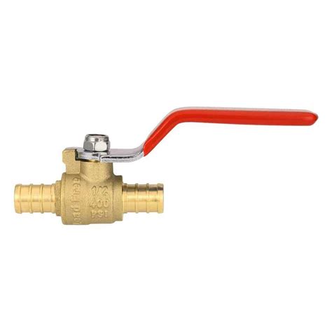 EFIELD 1 2 Inch Pex Brass Full Port Shut Off Ball Valve Hardwares