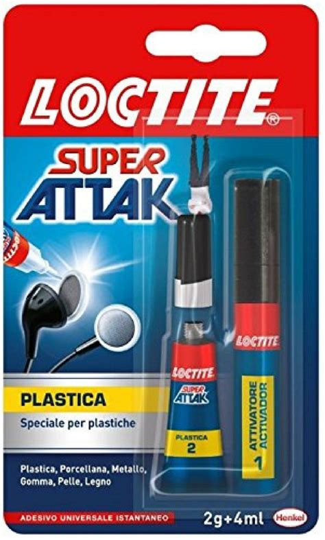 Loctite Loctite Adesivo Colla Super Attak Plastica G Ml