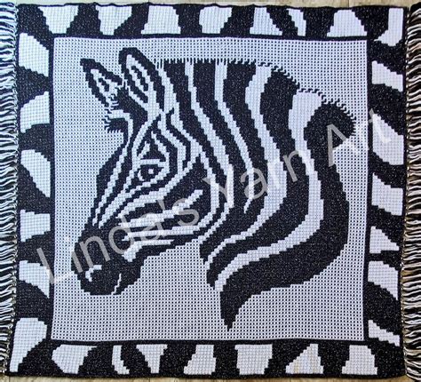 Mosaic Zebra Lindas Yarn Art