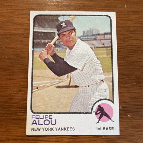 1973 TOPPS FELIPE ALOU NEW YORK YANKEES 650 EBay