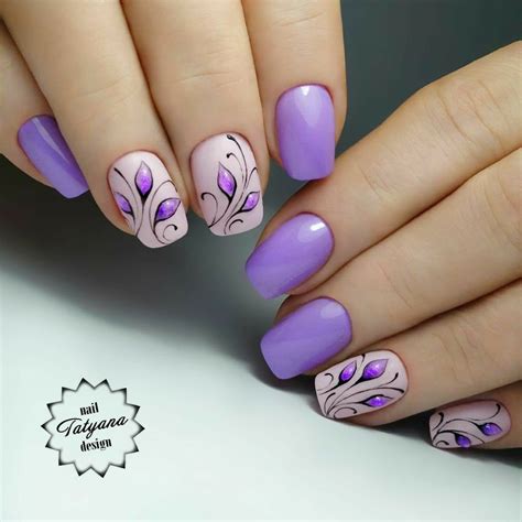 Purple Nail Art Purple Nail Designs