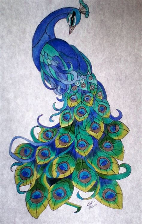 Pavoreal By Aleroman On Deviantart Peacock Drawing Peacock Wall Art