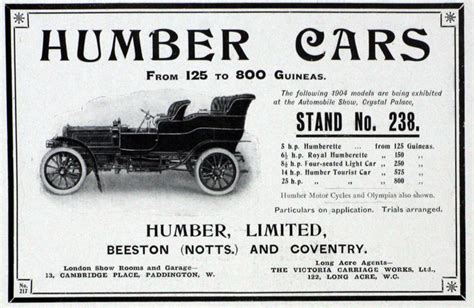 Humber: Cars - Graces Guide