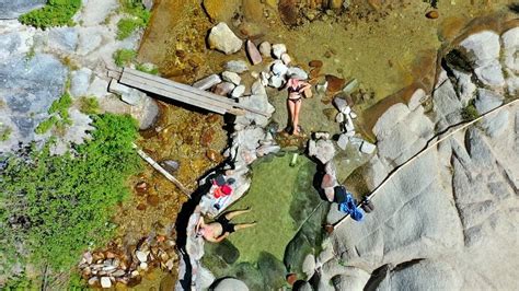 Trail Creek Hot Spring Fly Over Warm Lake Id Youtube