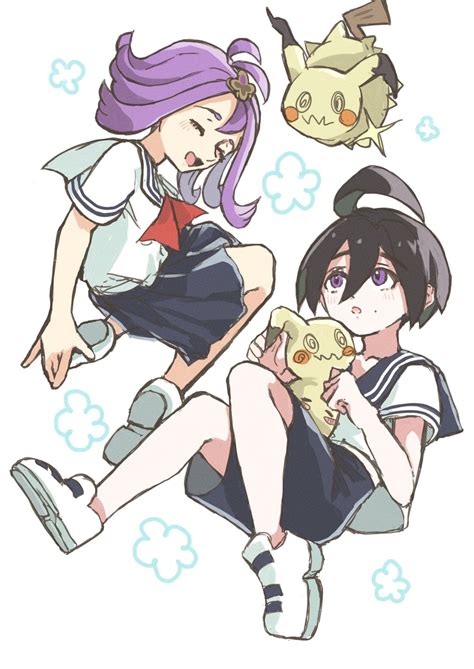 Mimikyu Acerola And Allister Pokemon And 2 More Drawn By O O307