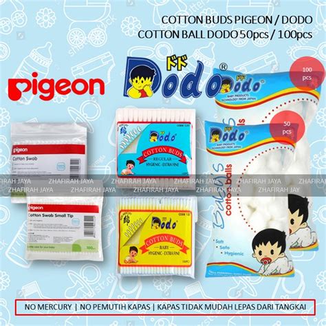 Jual Cotton Buds Bayi Isi Buds Pigeon Huki Dodo Cotton Buds Bayi