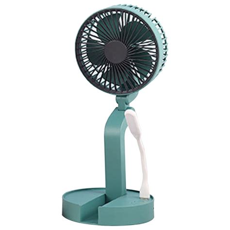 Hiroekza Personal Fan Small Fan Folding Retractable Fan With LED Lights