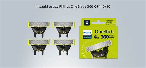 PHILIPS OneBlade 360 QP440 50 Ostrza Golarki Niskie Ceny I Opinie W