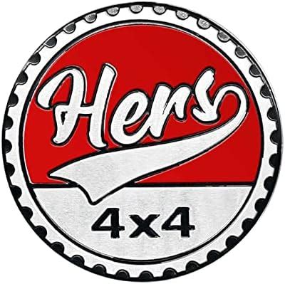 Amazon Hers Badge Rated Car Emblem X Metal Automotive Badge