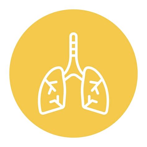 Premium Vector Lungs Icon Vector Image Can Be Used For Tuberculosis