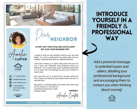 Realtor Introduction Letter Real Estate Agent Template New Agent