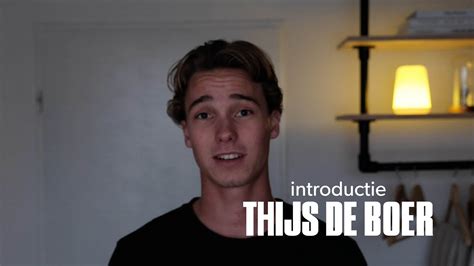 Thijs De Boer Introductie Youtube