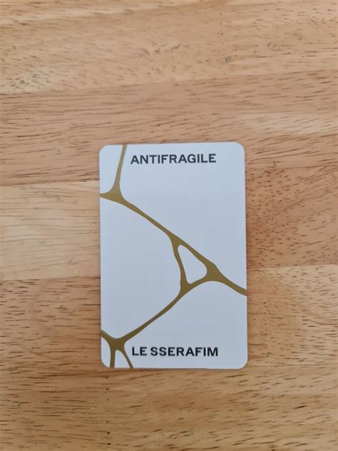 Le Sserafim Antifragile Eun Chae Photocard Brand New Hobbies And Toys