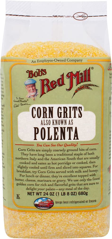 Bobs Red Mill Organic Corn Gritspolenta 24 Oz Pack Of 4