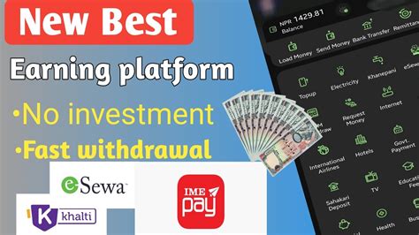 Earn Money Online Without Investment New Earning App Websiteesewa