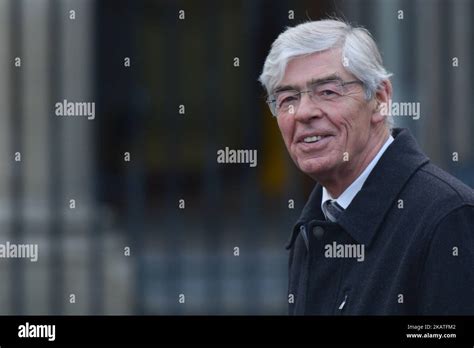 Alan Dukes, an Irish former Fine Gael politician seen outside Leinster ...