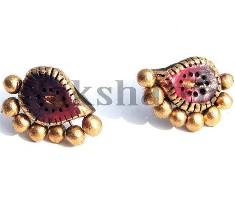 Terracotta Tiny Stud By Nakshatra Jumkey Fashion Jewellery Fashion